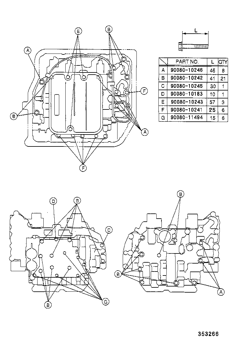  SOLARA |  VALVE BODY OIL STRAINER ATM