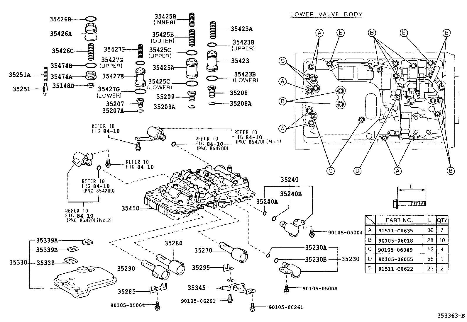  IS300 |  VALVE BODY OIL STRAINER ATM