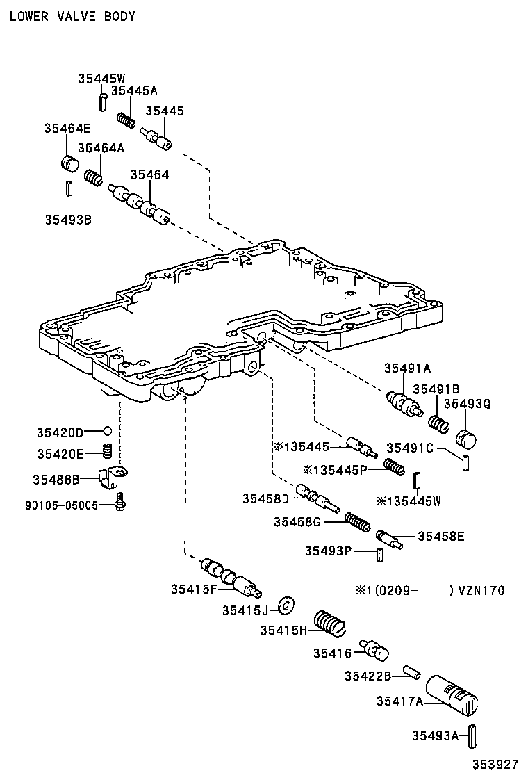  TACOMA |  VALVE BODY OIL STRAINER ATM