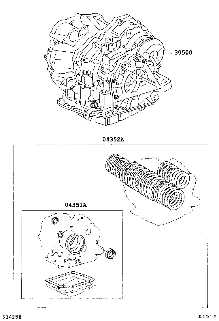  RX330 350 NAP |  TRANSAXLE OR TRANSMISSION ASSY GASKET KIT ATM