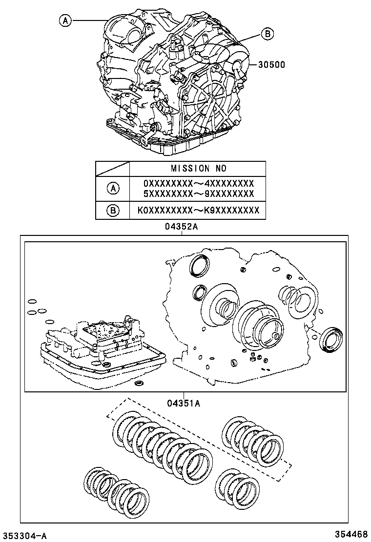  SOLARA |  TRANSAXLE OR TRANSMISSION ASSY GASKET KIT ATM