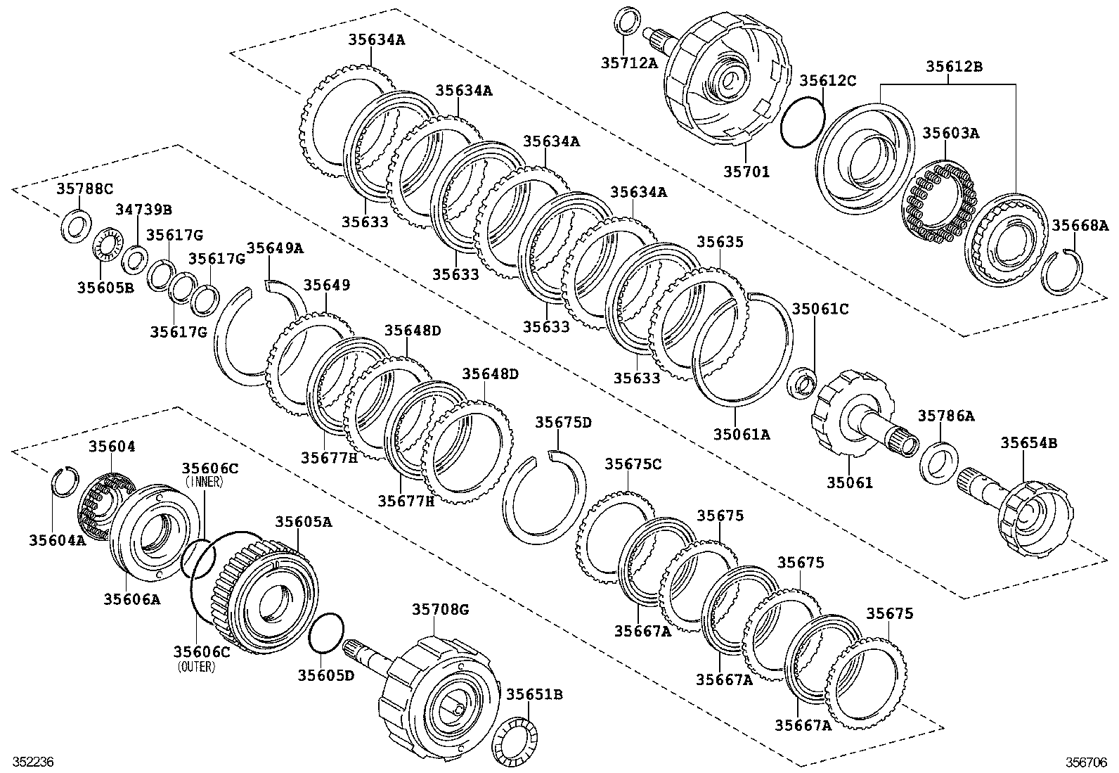  SCION XA |  BRAKE BAND MULTIPLE DISC CLUTCH ATM