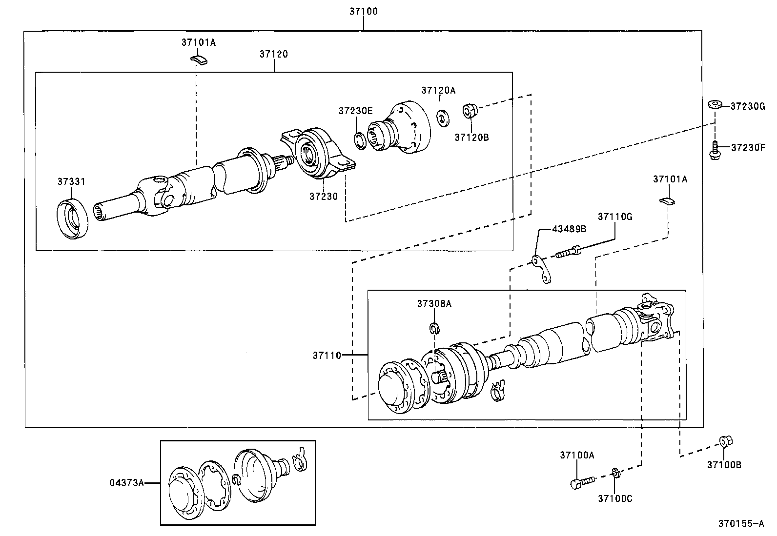  RAV4 |  PROPELLER SHAFT UNIVERSAL JOINT