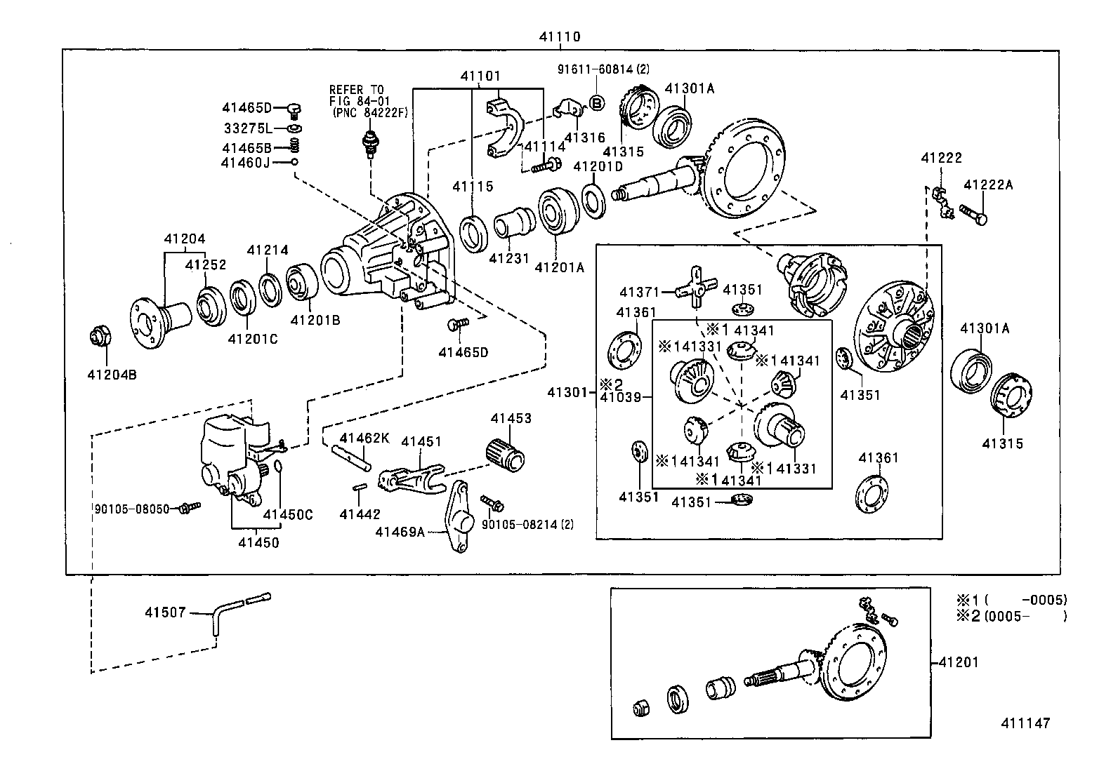  4RUNNER |  REAR AXLE HOUSING DIFFERENTIAL