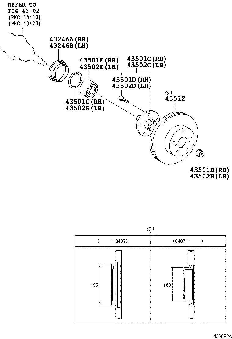  RX330 350 NAP |  FRONT AXLE HUB