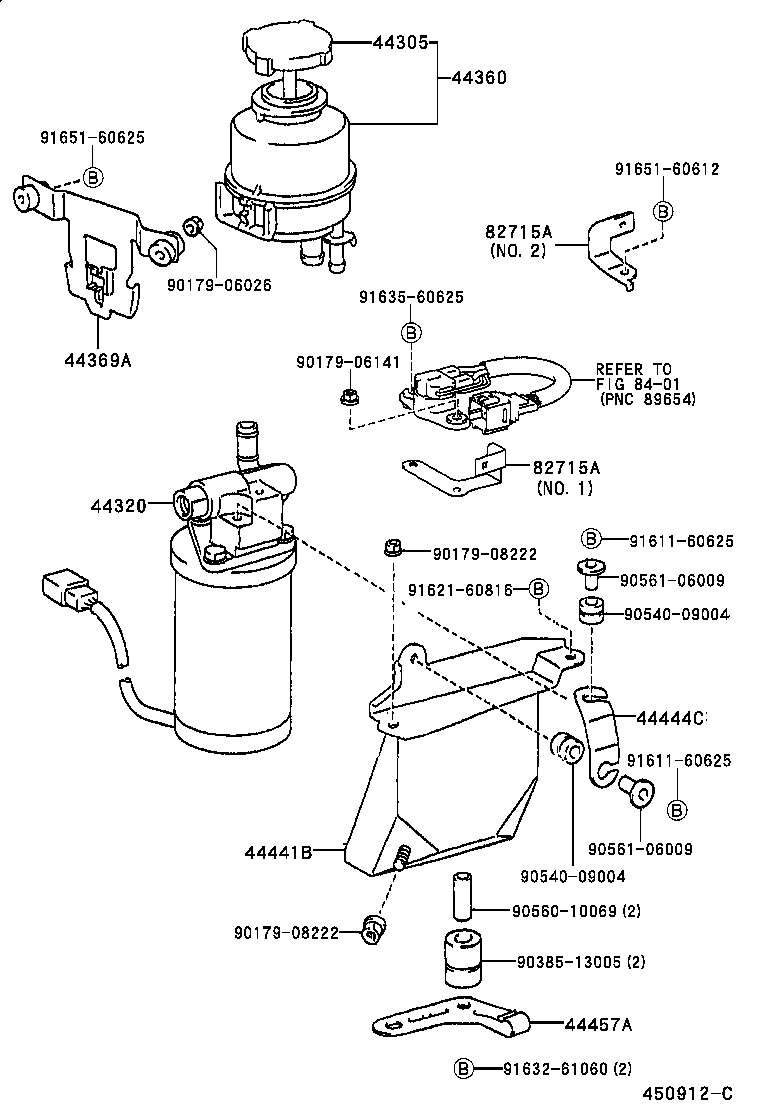  RAV4 EV |  VANE PUMP RESERVOIR POWER STEERING