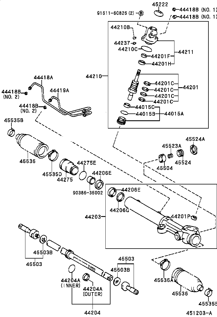  TACOMA |  FRONT STEERING GEAR LINK