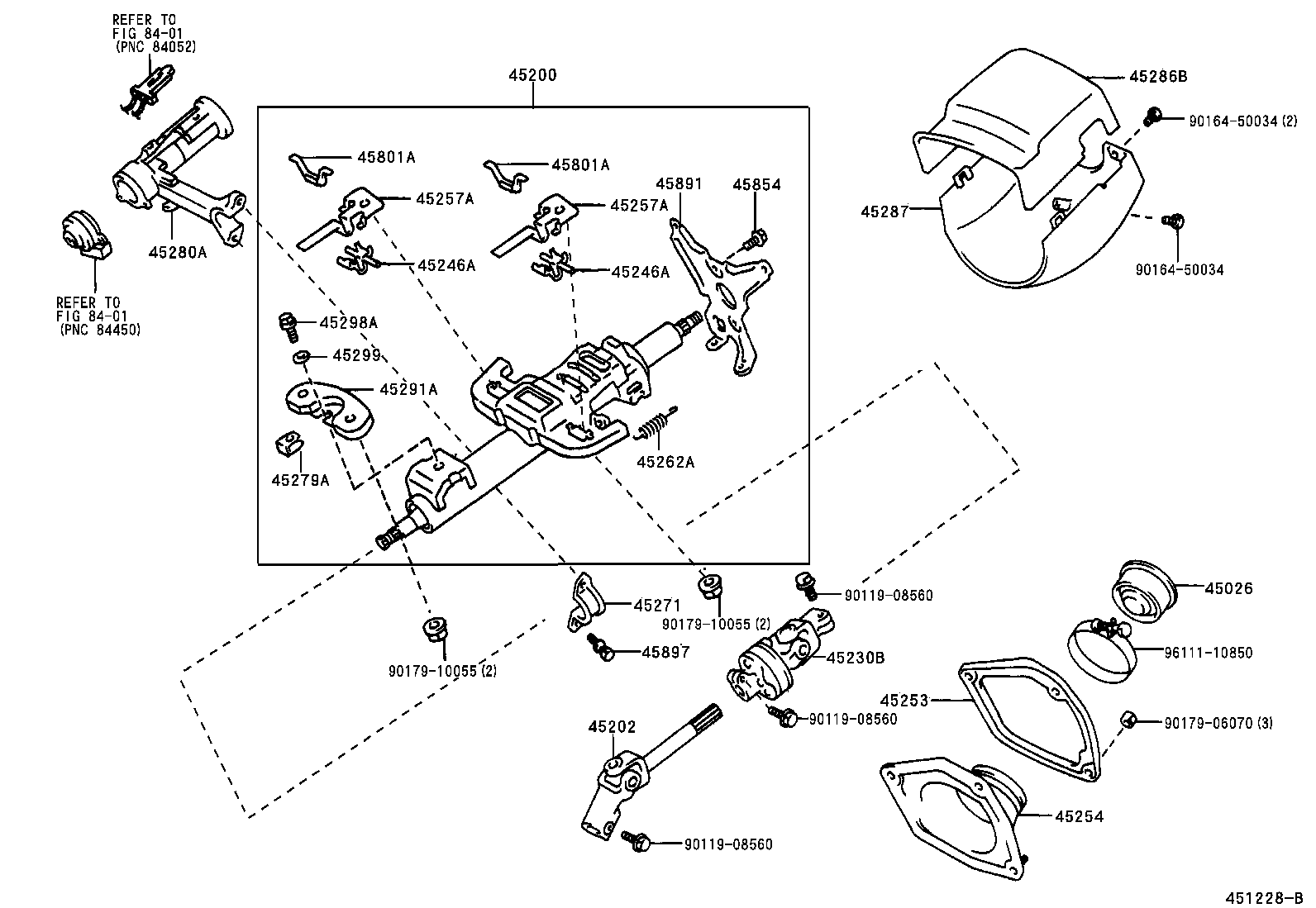  RX300 |  STEERING COLUMN SHAFT