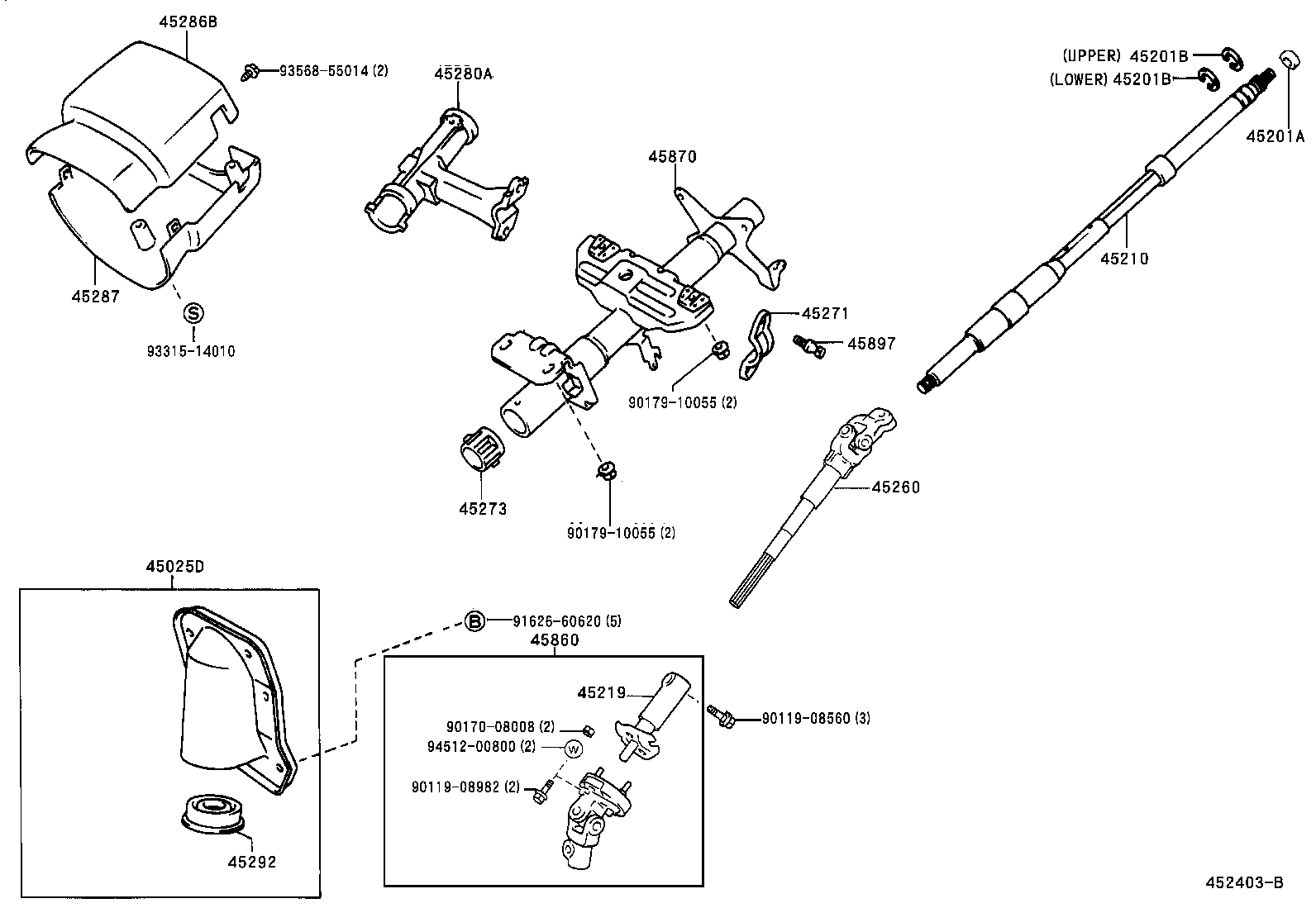  TACOMA |  STEERING COLUMN SHAFT