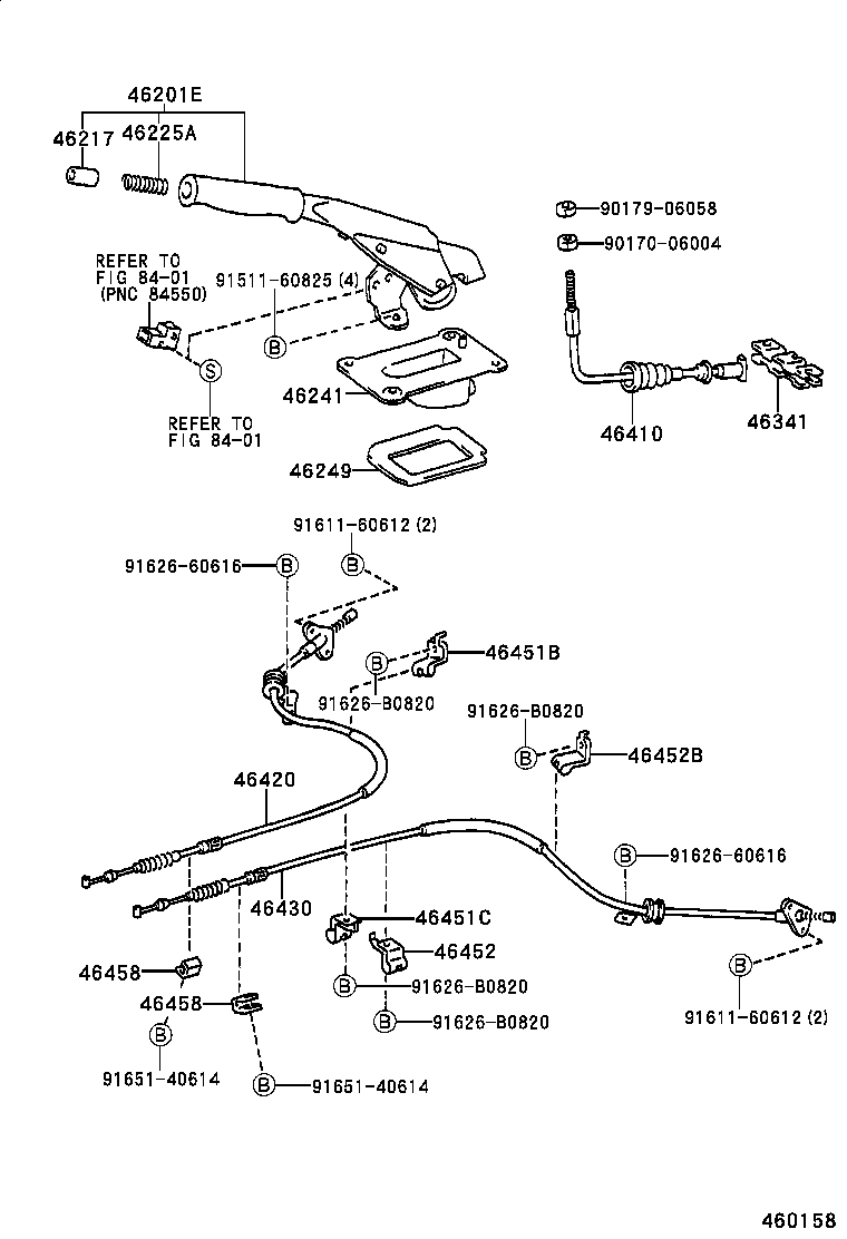  RAV4 EV |  PARKING BRAKE CABLE