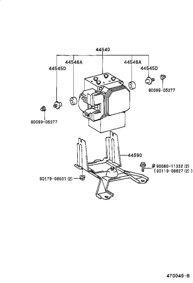  AVALON |  BRAKE TUBE CLAMP