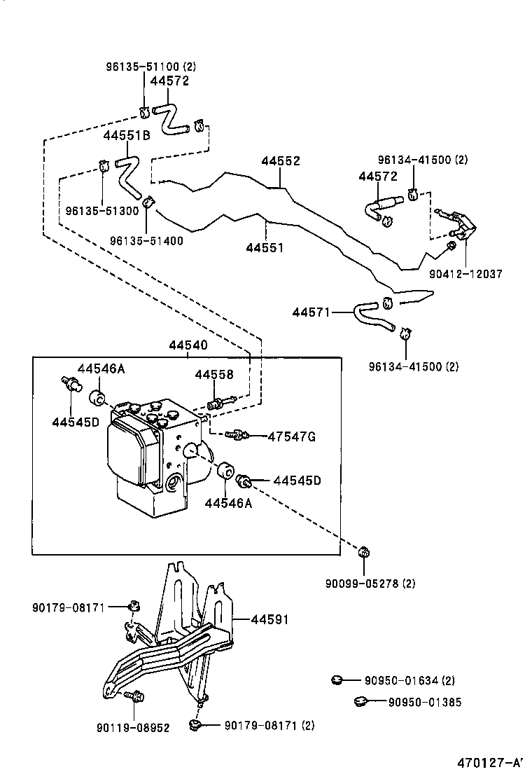  SC300 400 |  BRAKE TUBE CLAMP