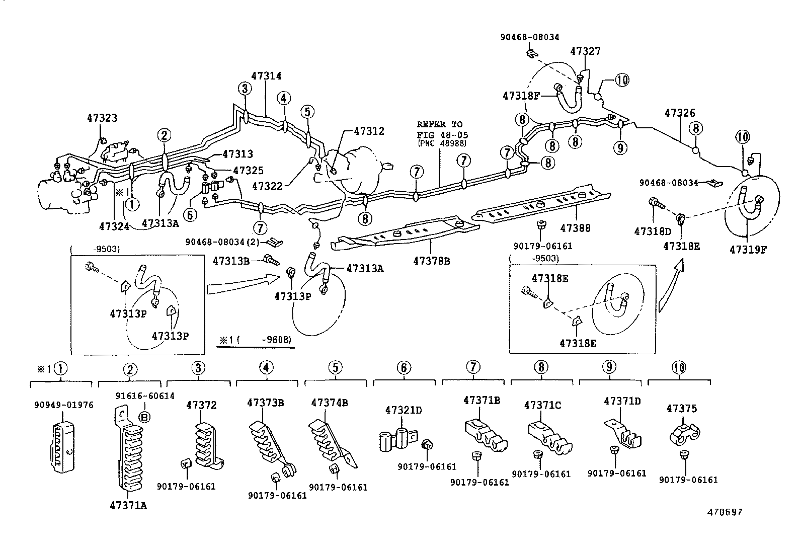  LS400 |  BRAKE TUBE CLAMP