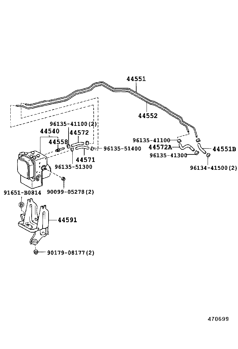  LS400 |  BRAKE TUBE CLAMP