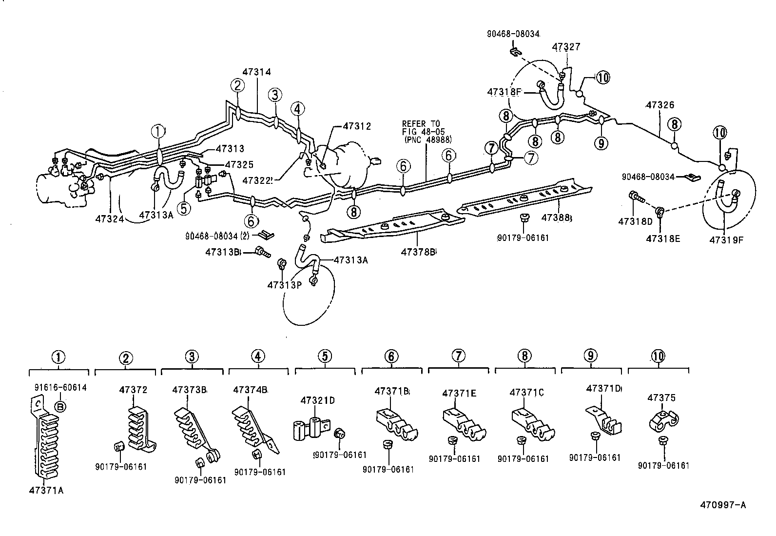  LS400 |  BRAKE TUBE CLAMP