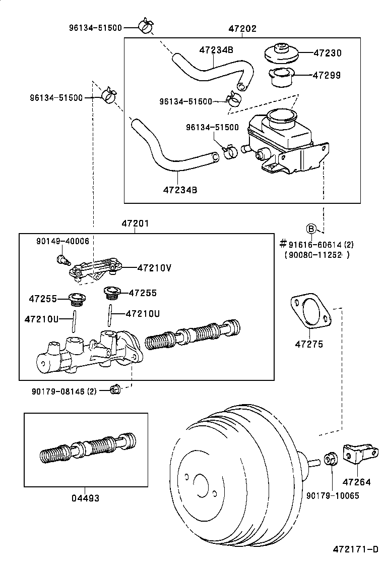  SIENNA |  BRAKE MASTER CYLINDER