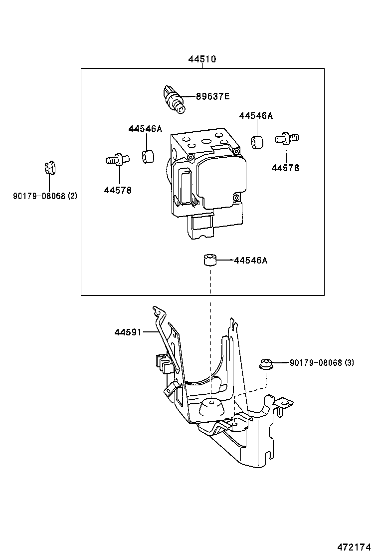  SIENNA |  BRAKE TUBE CLAMP