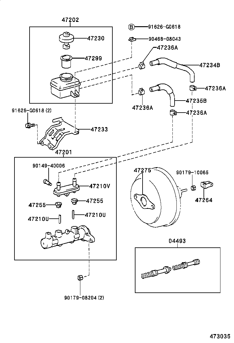  RX300 |  BRAKE MASTER CYLINDER