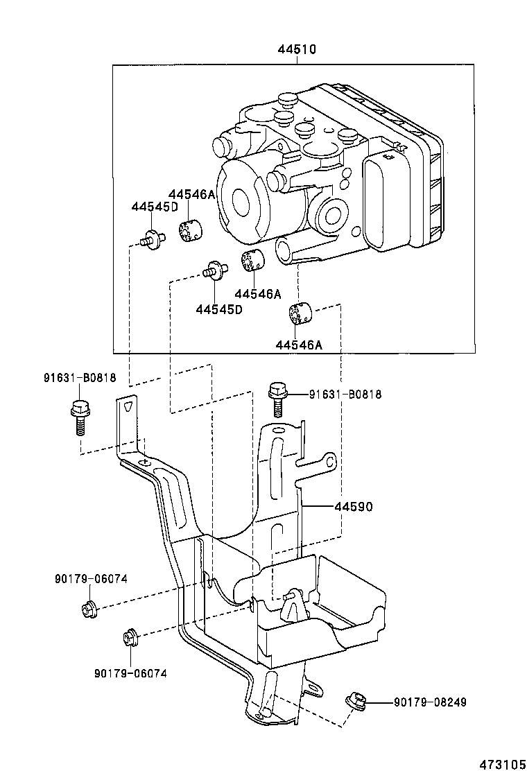  MR2 |  BRAKE TUBE CLAMP