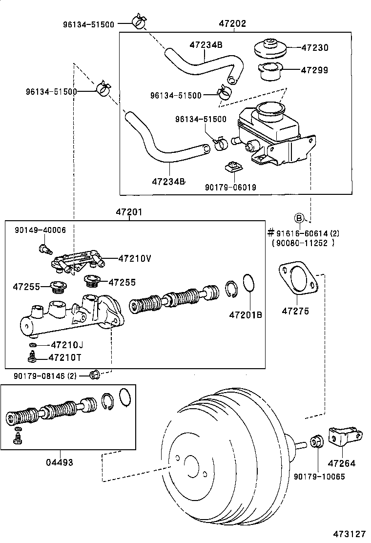  SIENNA |  BRAKE MASTER CYLINDER