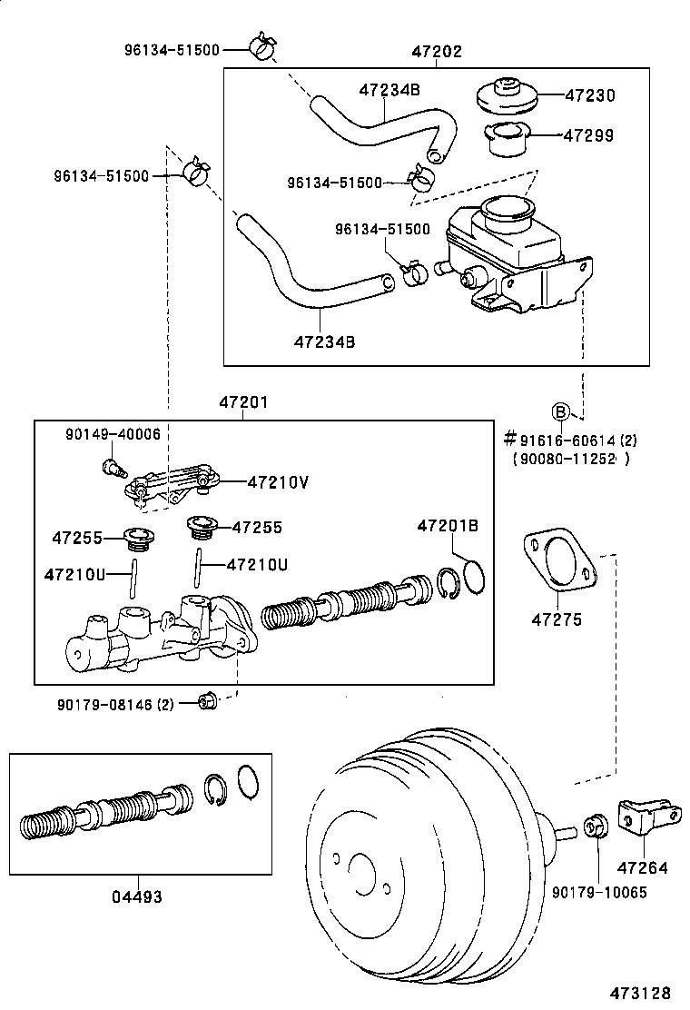  SIENNA |  BRAKE MASTER CYLINDER