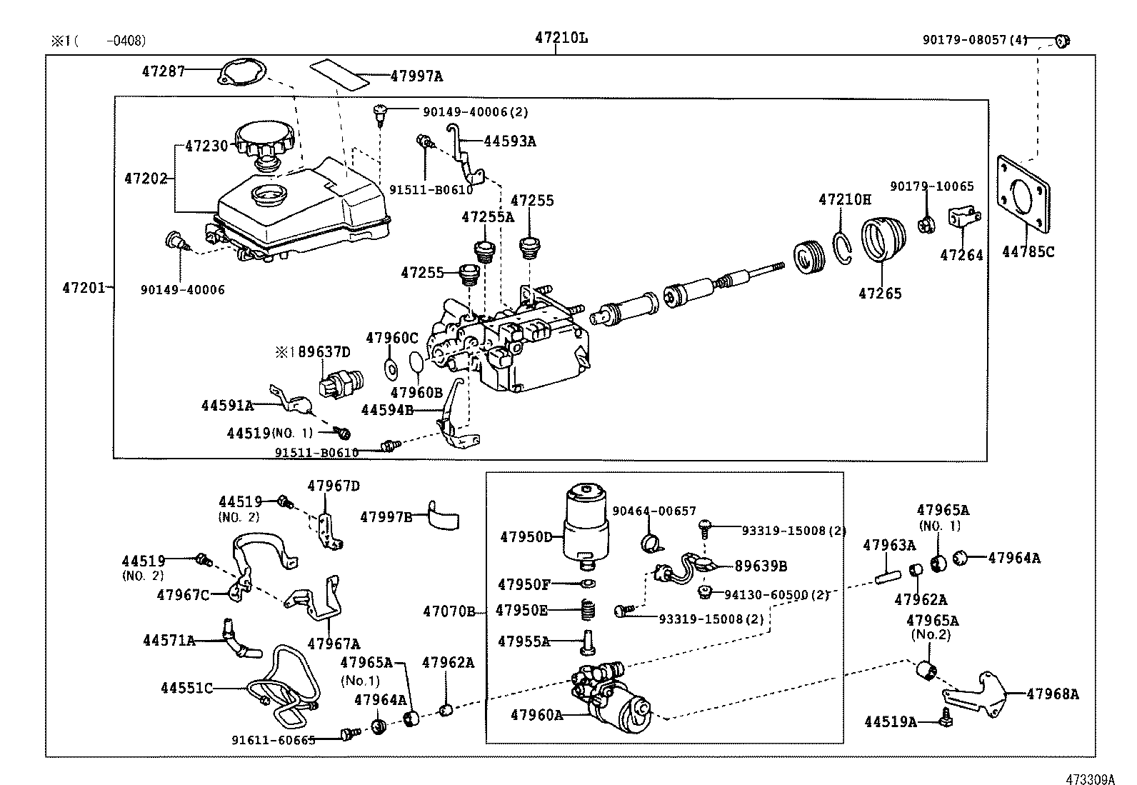  GX470 |  BRAKE MASTER CYLINDER