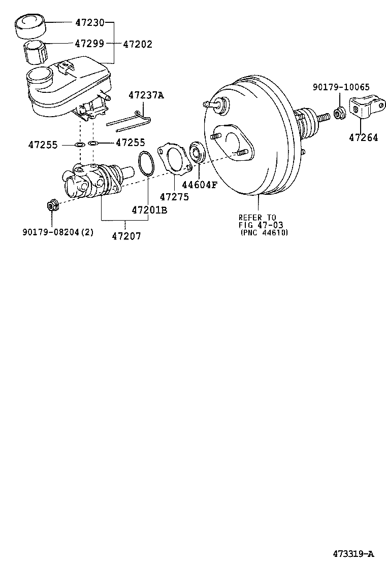  SCION XB |  BRAKE MASTER CYLINDER