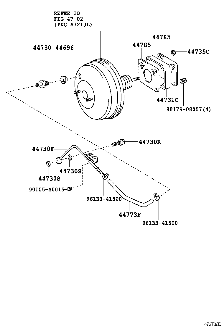  TUNDRA |  BRAKE BOOSTER VACUUM TUBE