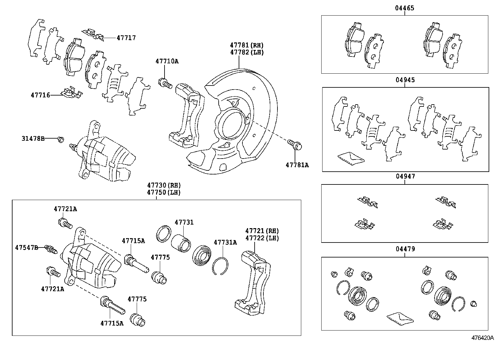  SCION XA |  FRONT DISC BRAKE CALIPER DUST COVER