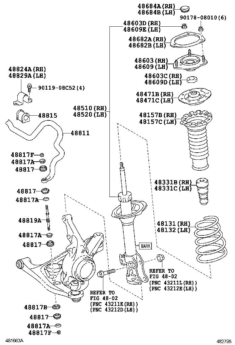  SCION XA |  FRONT SPRING SHOCK ABSORBER