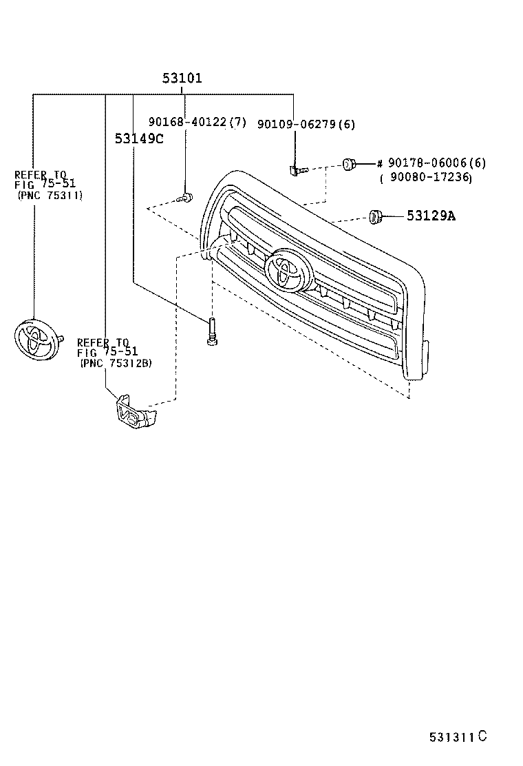  TUNDRA |  RADIATOR GRILLE