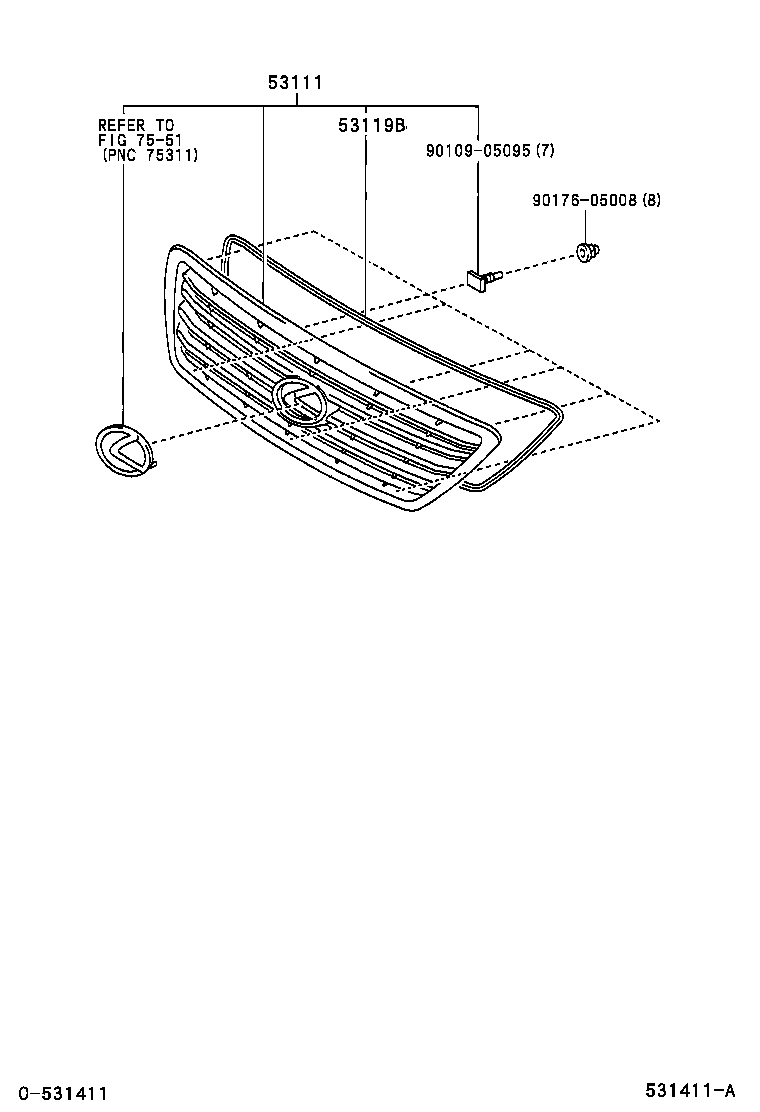  GX470 |  RADIATOR GRILLE