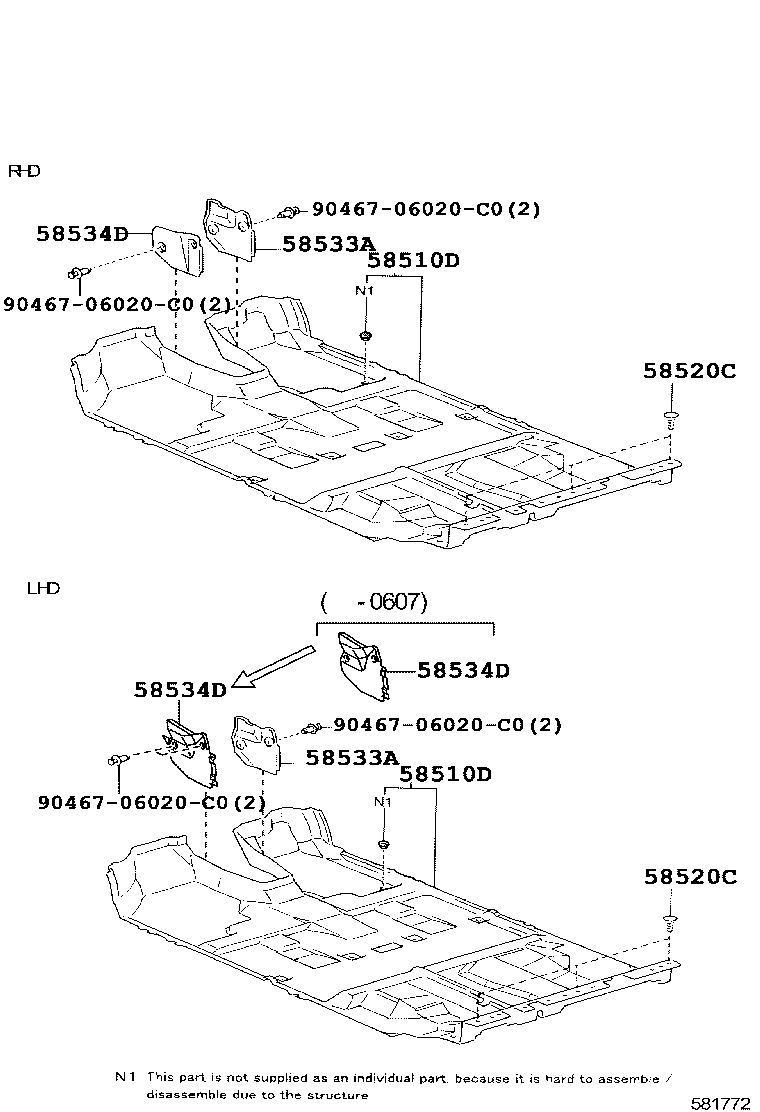  RX330 350 NAP |  MAT CARPET