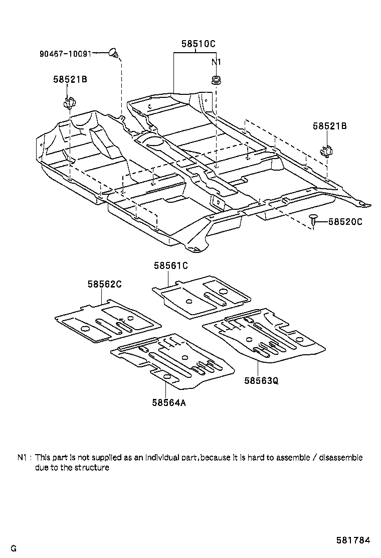  SCION XA |  MAT CARPET