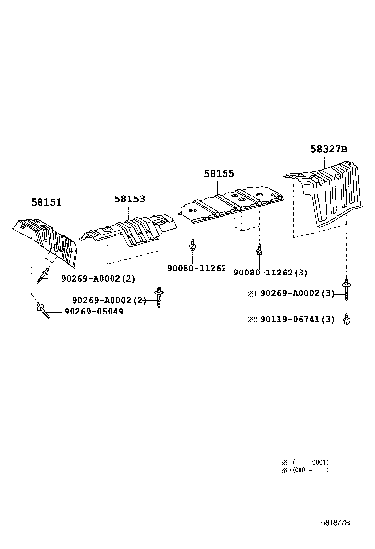  RX330 350 NAP |  FLOOR INSULATOR