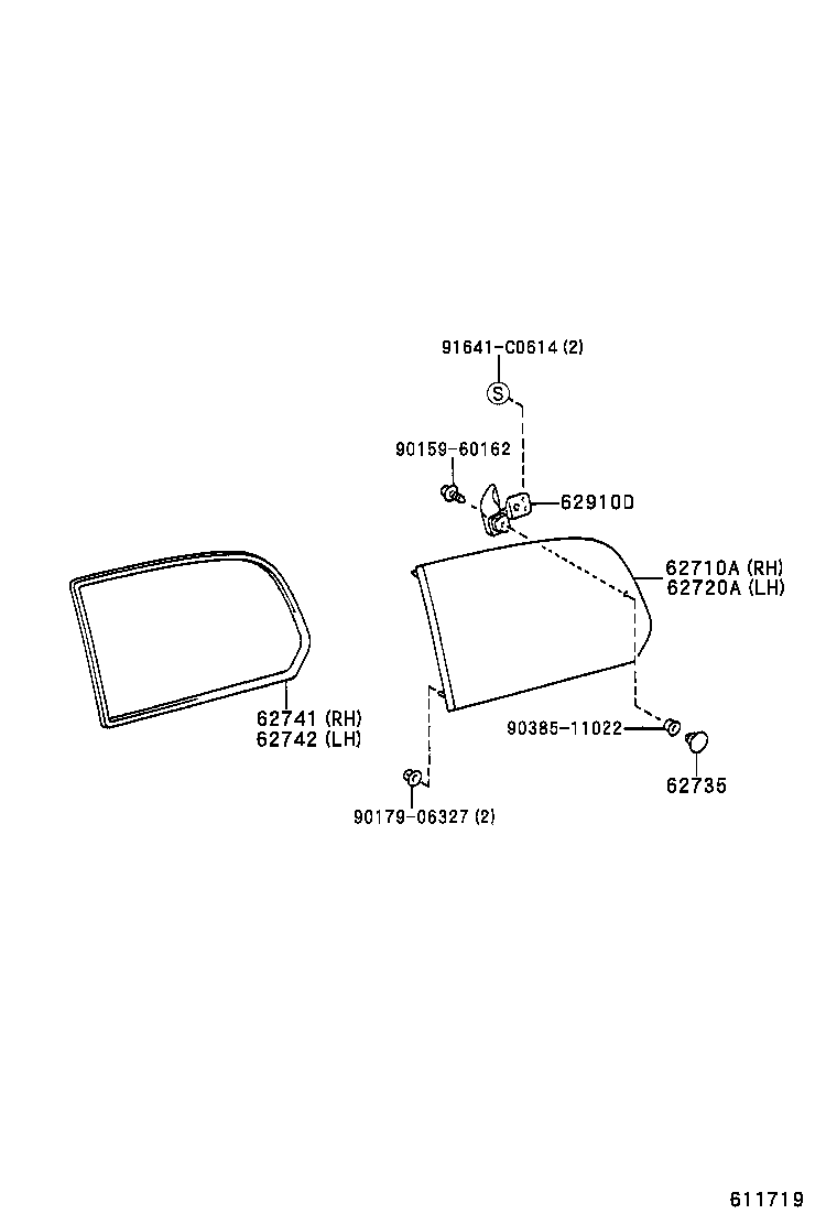  GX470 |  SIDE WINDOW