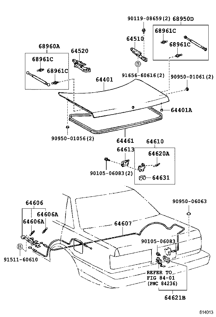  ES250 |  LUGGAGE COMPARTMENT DOOR LOCK