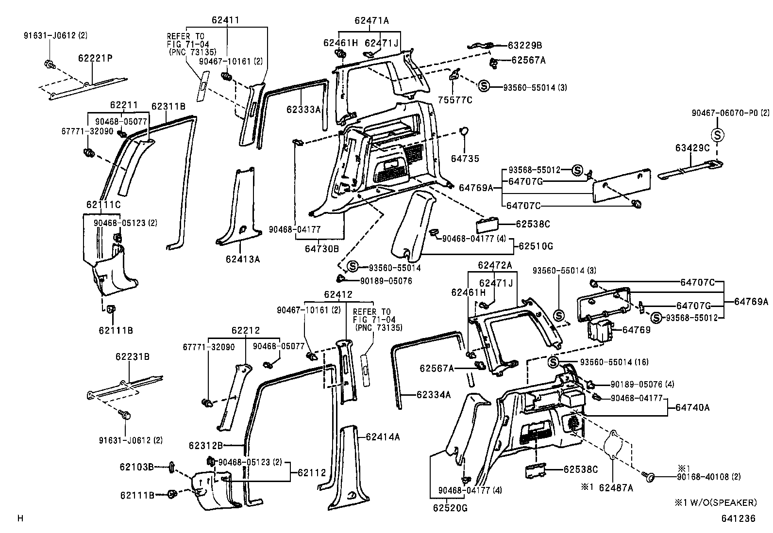  RAV4 EV |  INSIDE TRIM BOARD