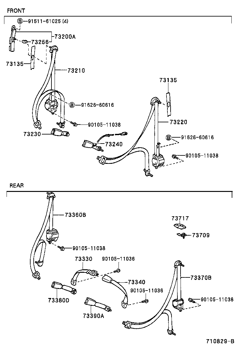  RAV4 EV |  SEAT BELT