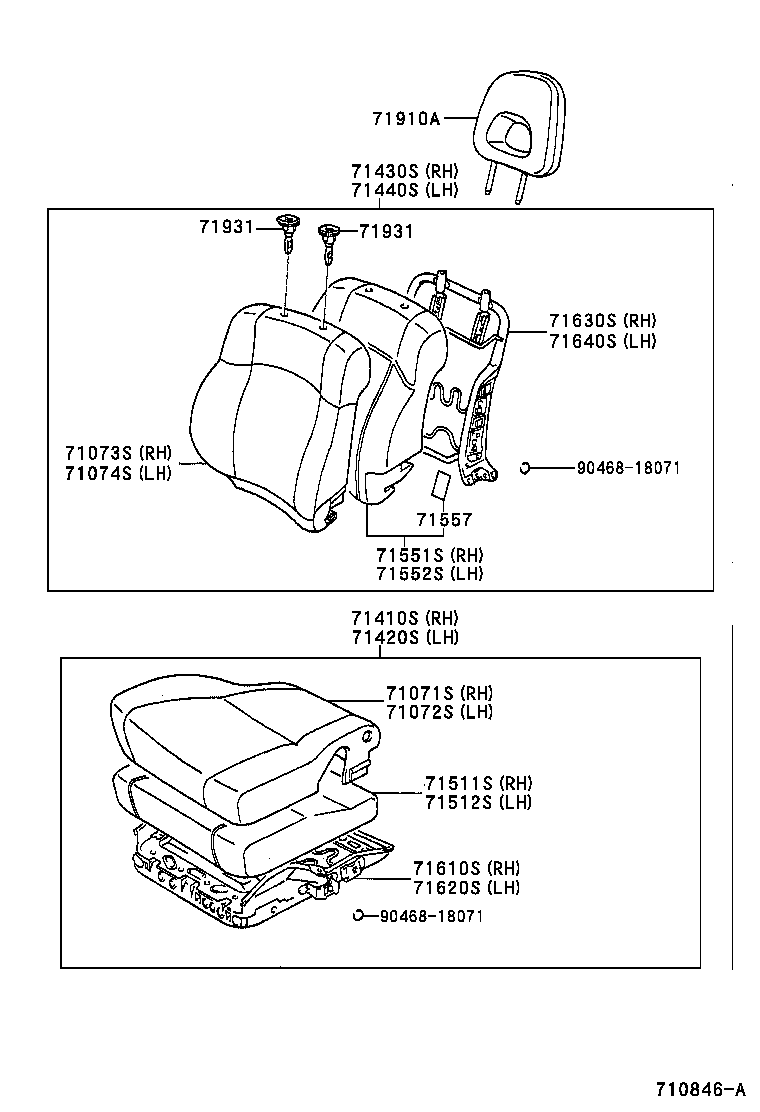  RAV4 EV |  SEAT SEAT TRACK