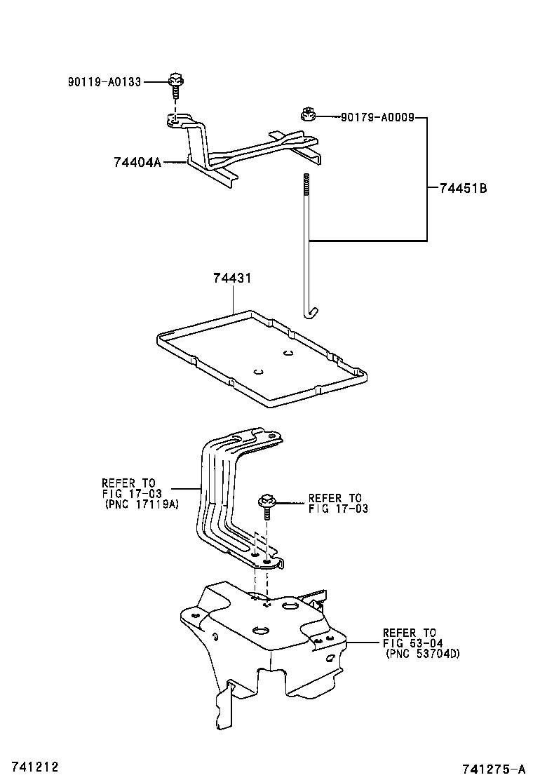  RX330 350 NAP |  BATTERY CARRIER