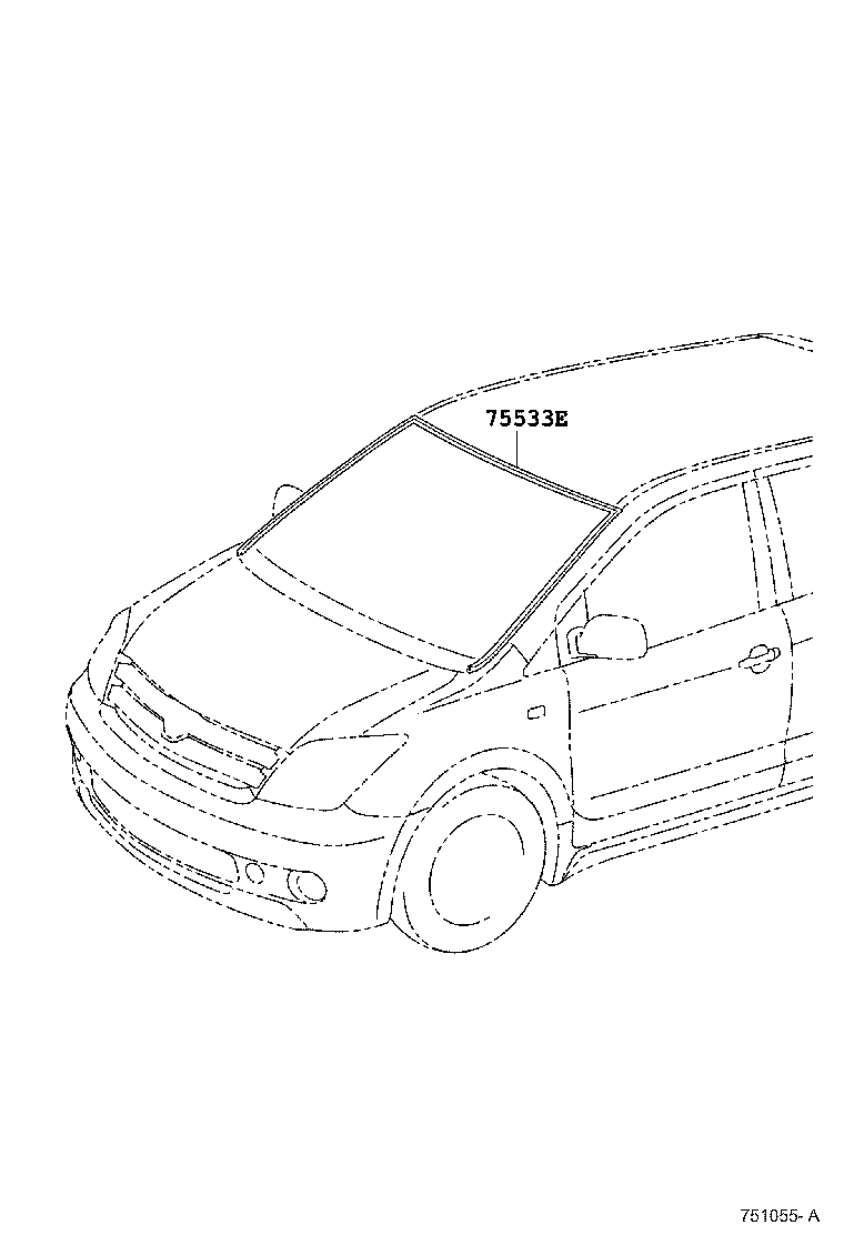  SCION XA |  FRONT MOULDING