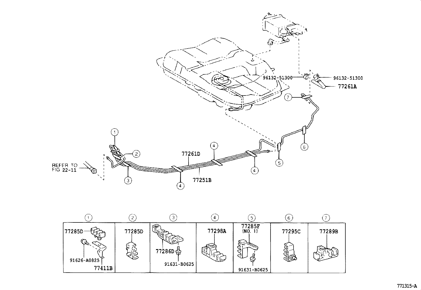  ES300 330 |  FUEL TANK TUBE