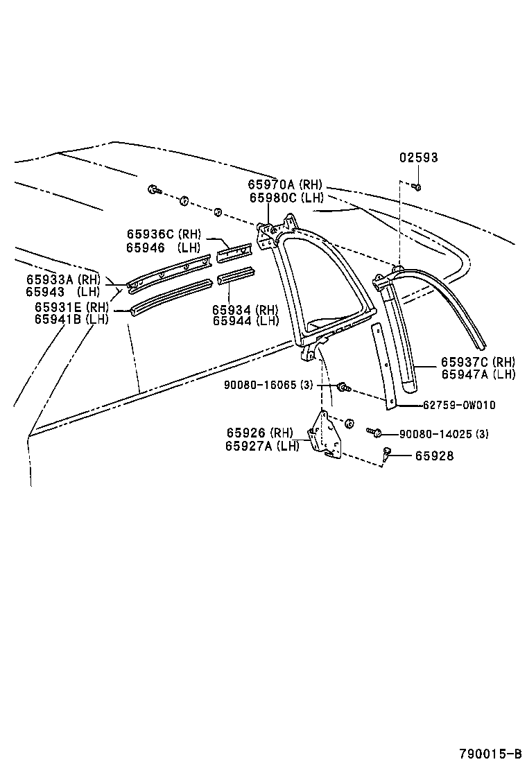  PASEO |  CONVERTIBLE PARTS