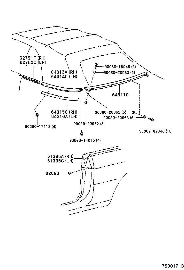  PASEO |  CONVERTIBLE PARTS