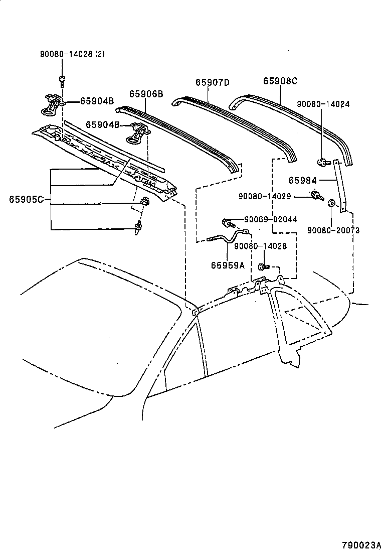  PASEO |  CONVERTIBLE PARTS