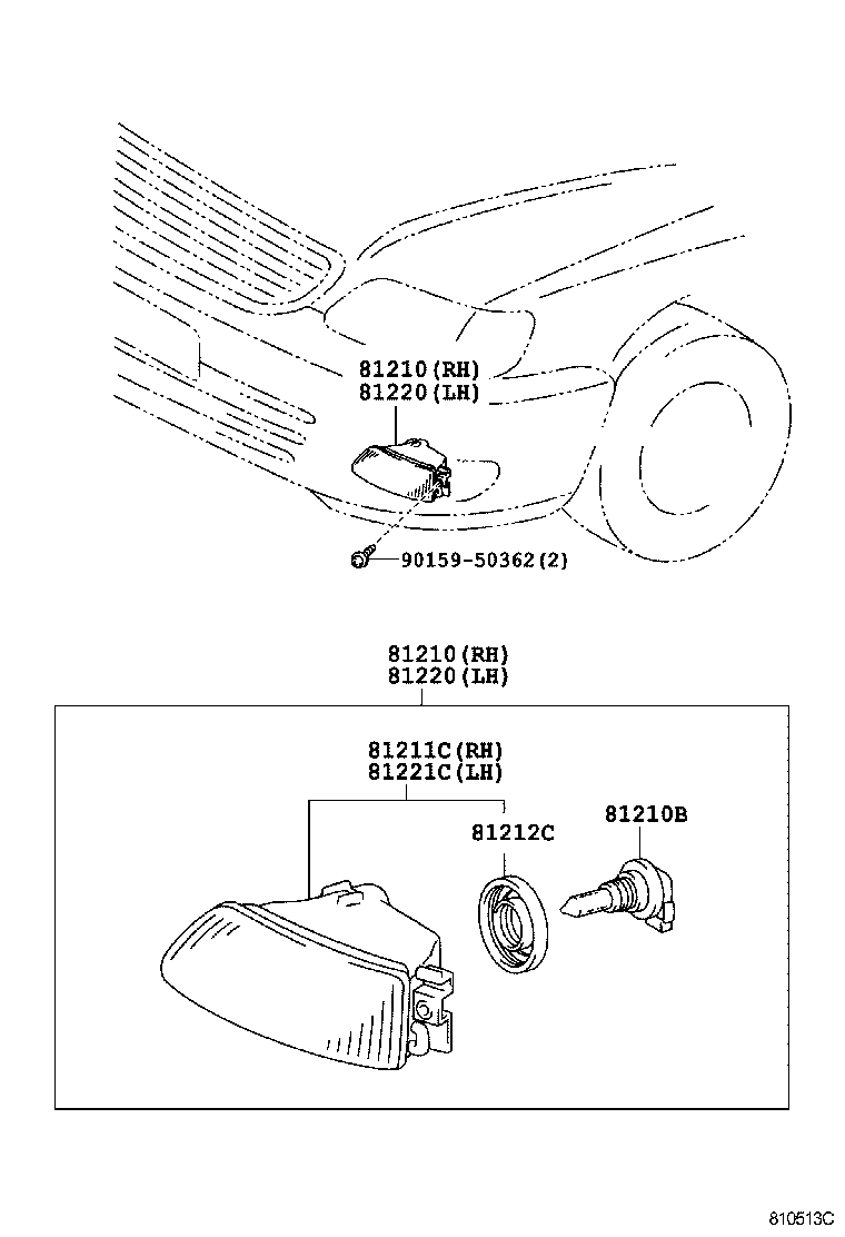  LS400 |  FOG LAMP