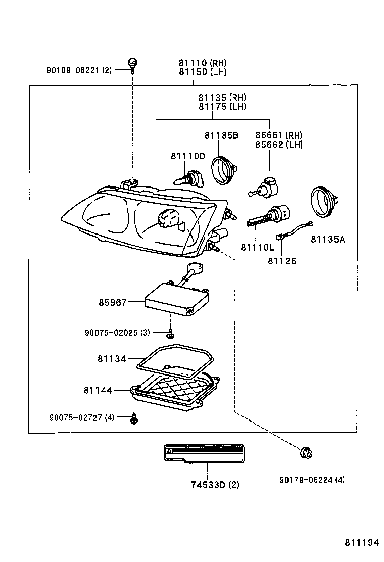  ES300 |  HEADLAMP