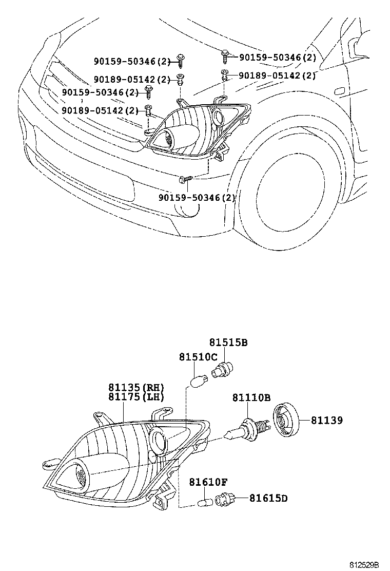  SCION XA |  HEADLAMP