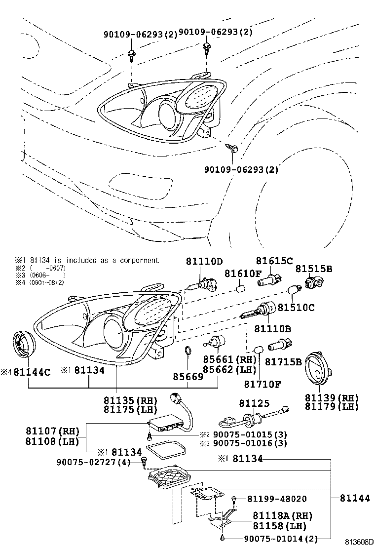  RX330 350 JPP |  HEADLAMP